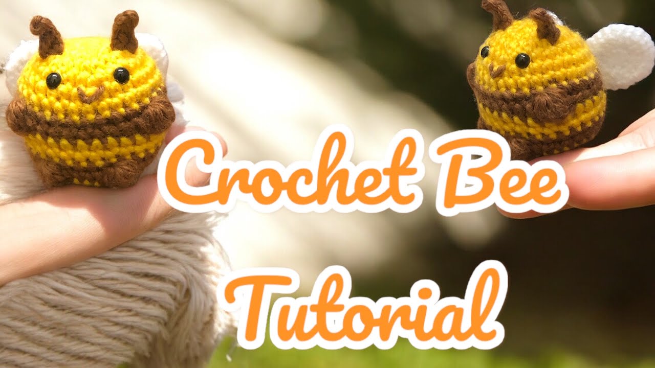 Crochet Bee Tutorial 🐝 | Step-by-Step Beginner-Friendly Pattern (US Terms)