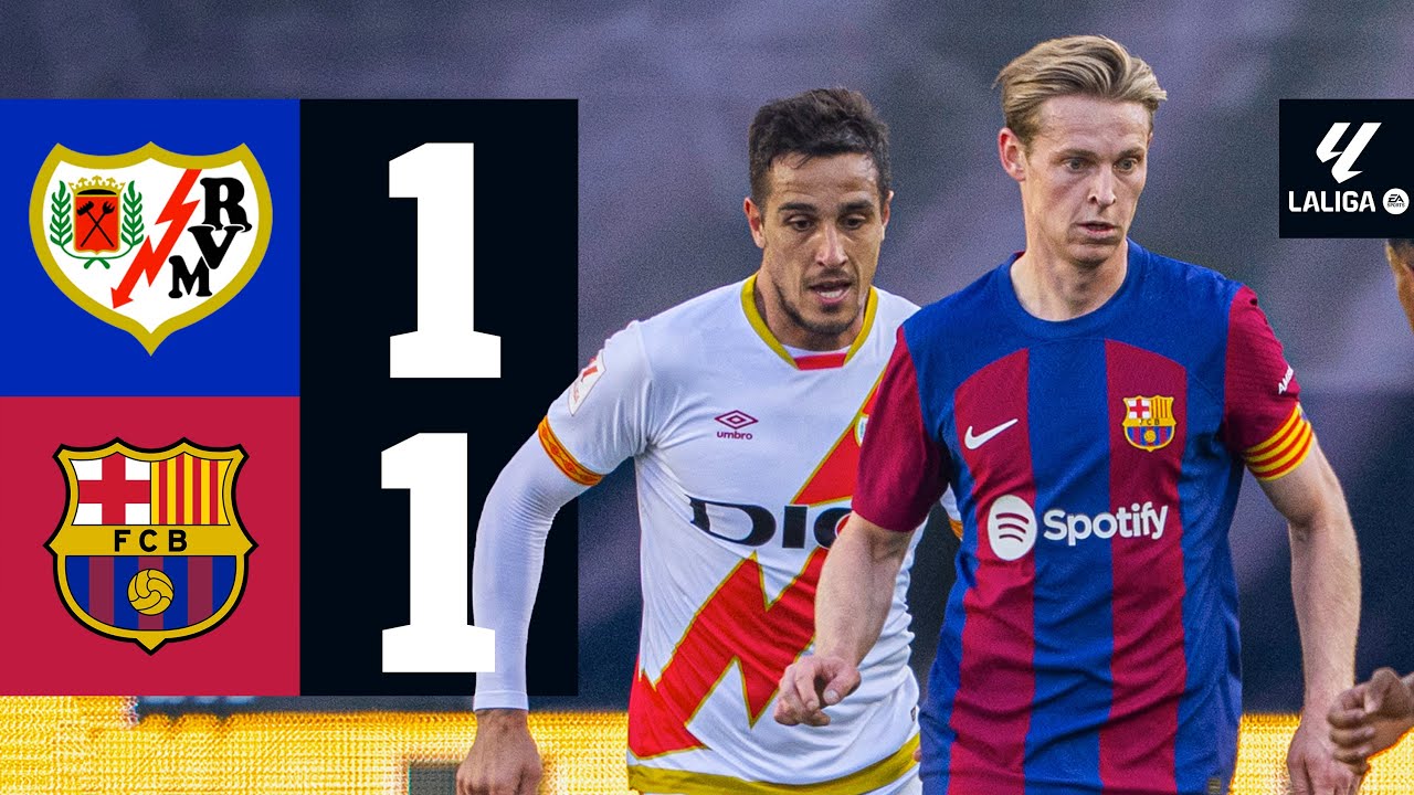RAYO VALLECANO 1 vs 1 FC BARCELONA | LALIGA 2023/24 MD14