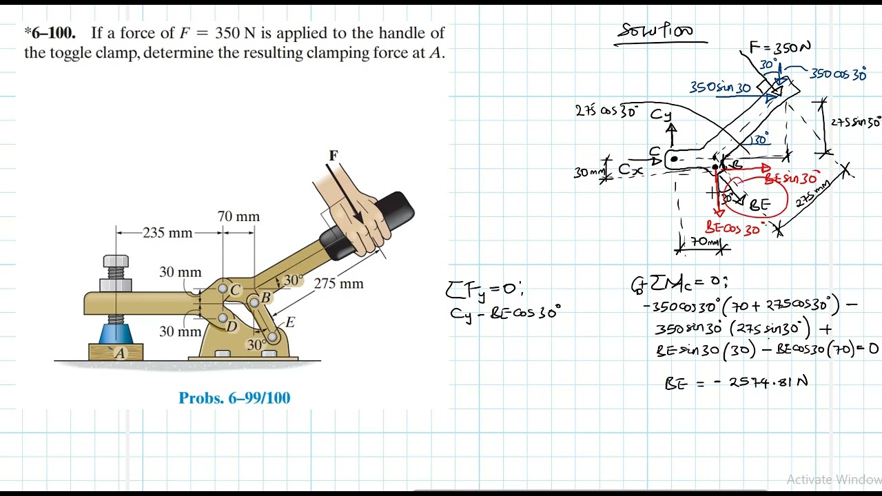 6–100 Structural Analysis (Chapter 6: Hibbeler Statics) Benam Academy