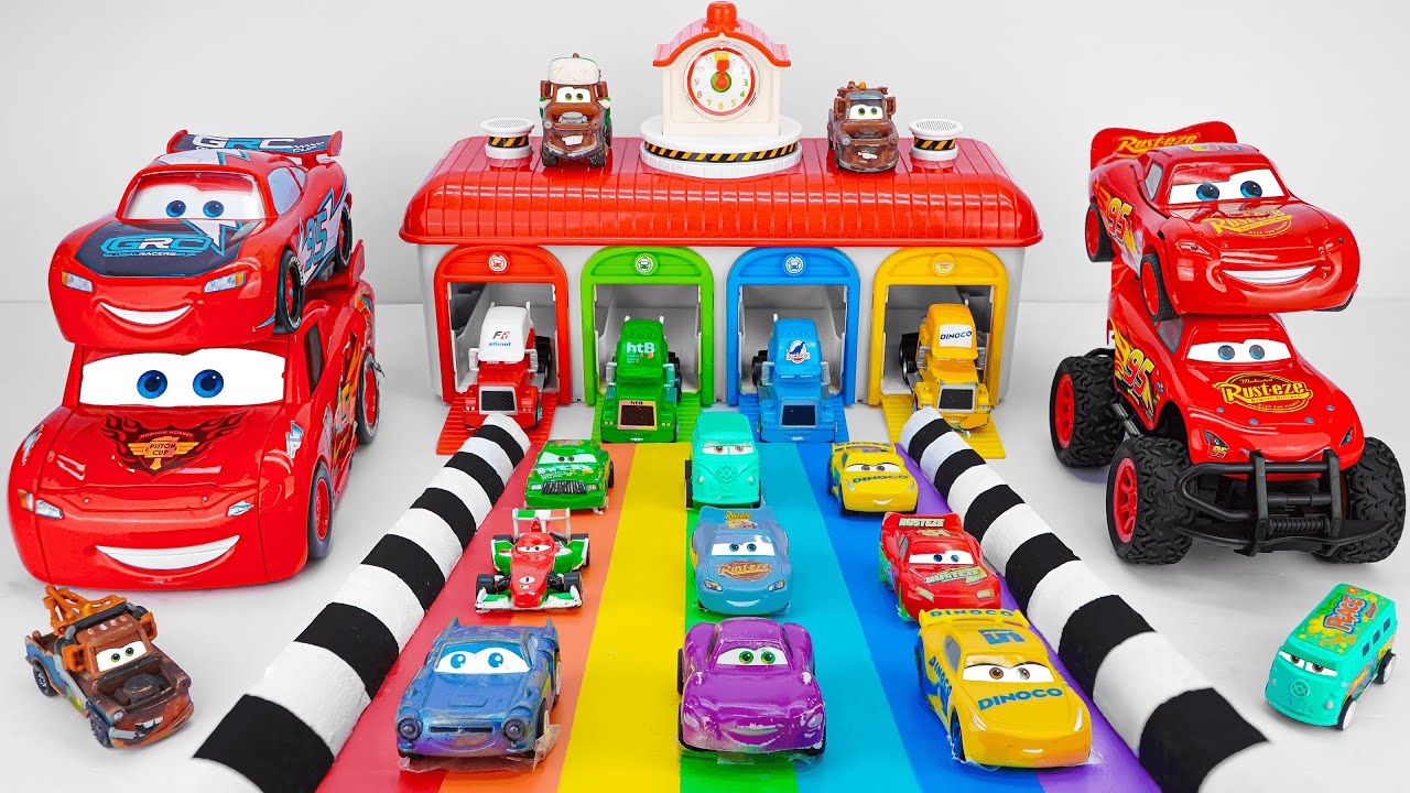 Lightning McQueen Super Unboxing 🚗💨 | Lightning McQueen, Chick Hicks, Mack, Cruz Ramirez, Doc Hudson