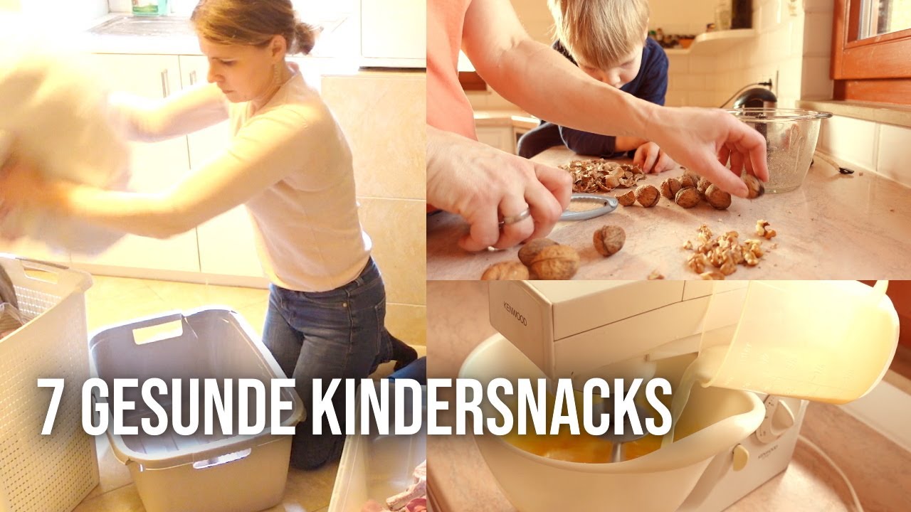 Meine 7 gesunden Kindersnacks - Haushalt & Mama Alltag Vlog