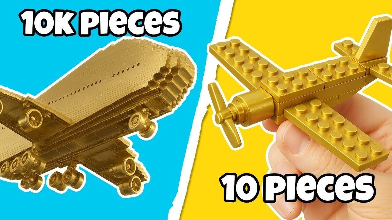 Eu Construí o Maior Avião de LEGO do Mundo