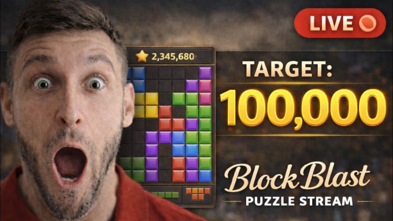 🔴 Block Blast LIVE  | Day 1 |