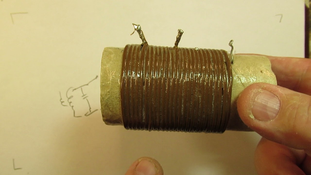 Why do (some) radio/antenna coils look like braided?
