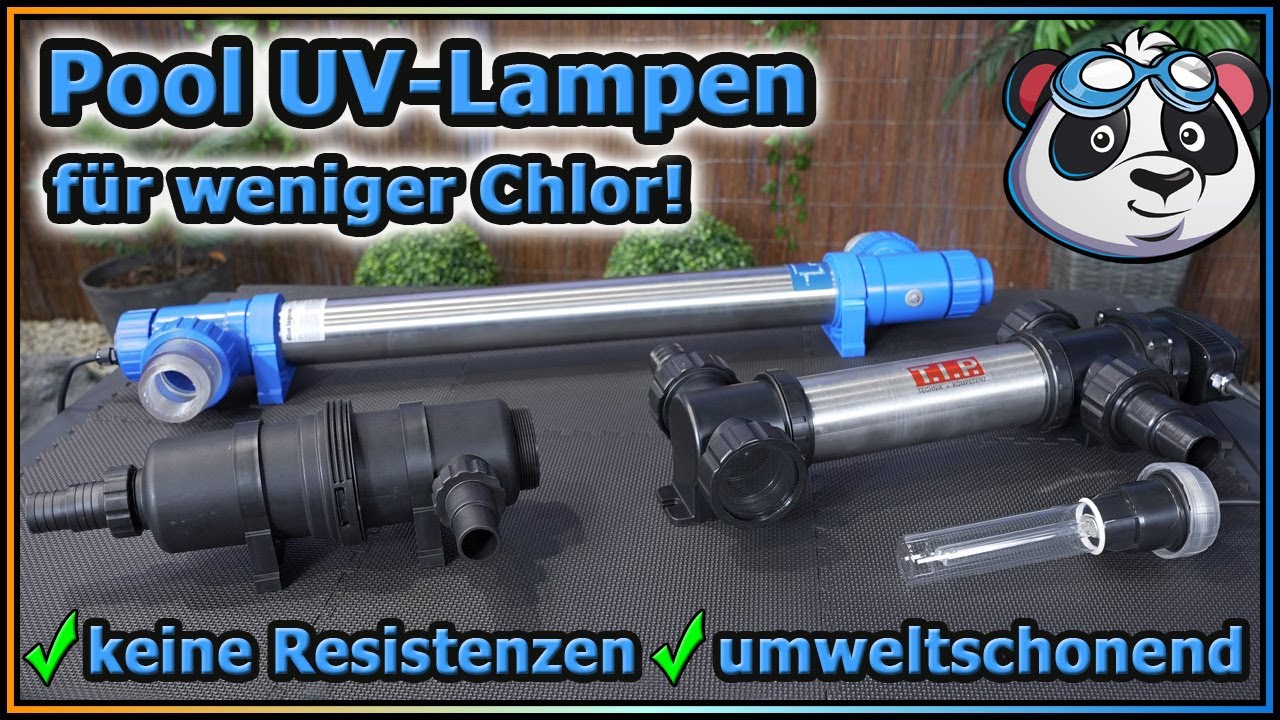 UV Lampe für Pools: Was die UV-C Desinfektion wirklich bringt | Weniger Chlor durch Pool UV Filter