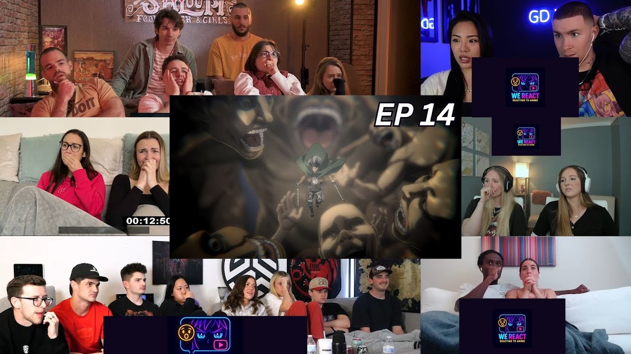 Attack on Titan Season 04 Episode 14 | Reaction Mashup #anime #attackontitan #animereactionmashup