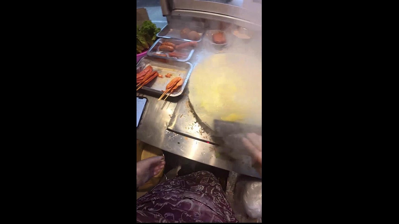 First-Person Jianbing Making | Egg, Sauce, Fillings | Street Food Commentary Stream