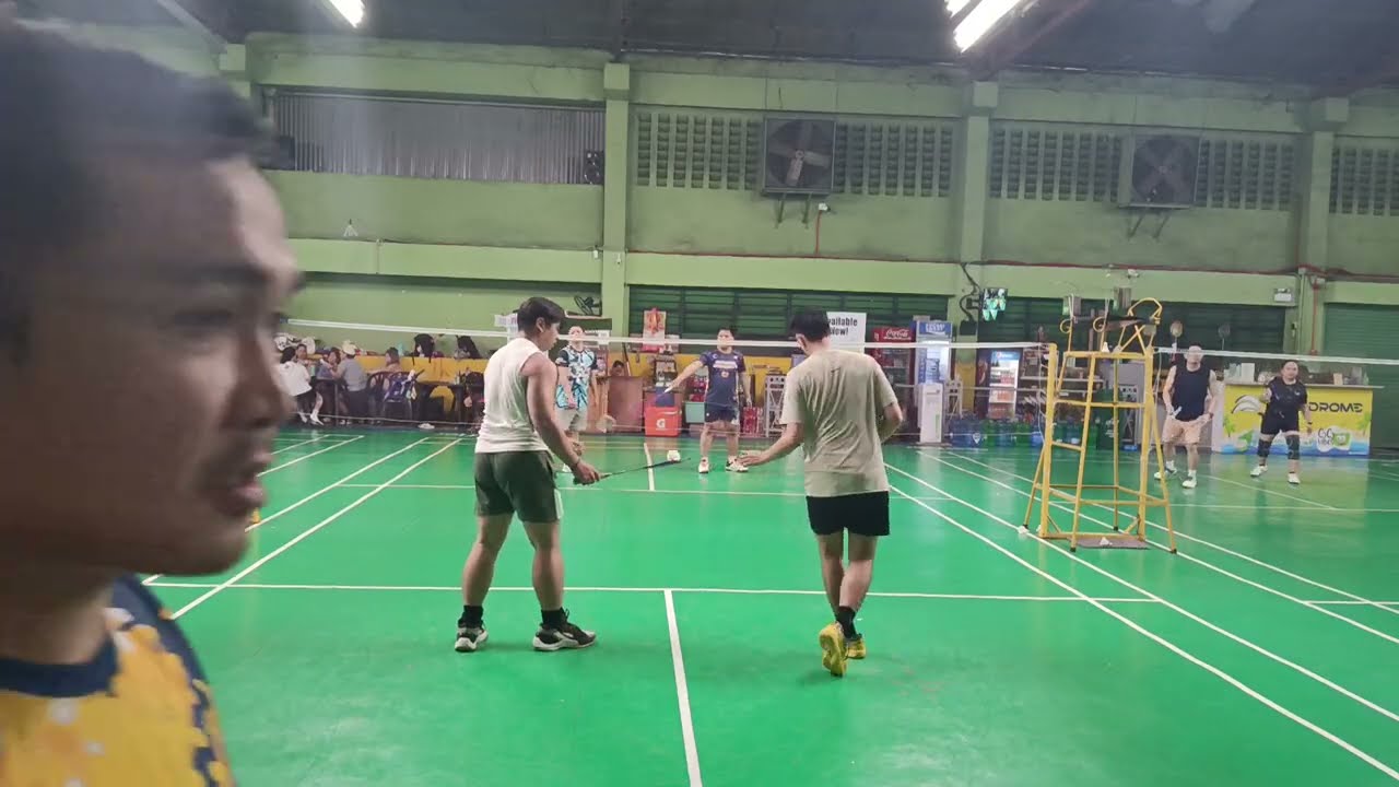 Friday Badminton Doubles Queueing in Taytay Aerodome with Badlite