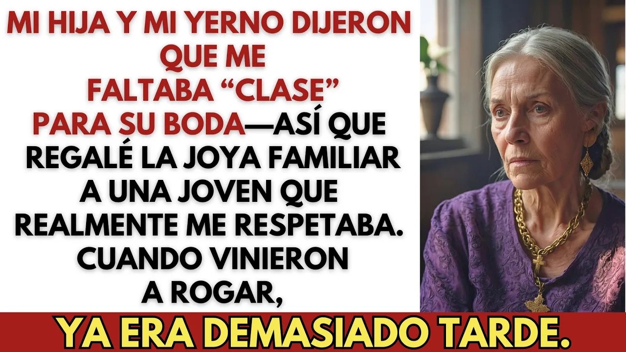 Mi Hija y Mi Yerno Dijeron Que No Tenía Clase Para Su Boda—Así Que Les Serví Algo Mejor