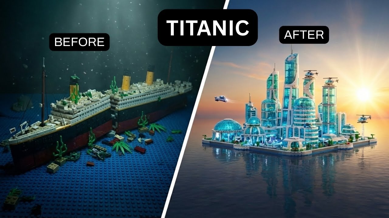 TITANIC Found on Ocean Floor → Transformed into a High-End Floating City! (AI Build)