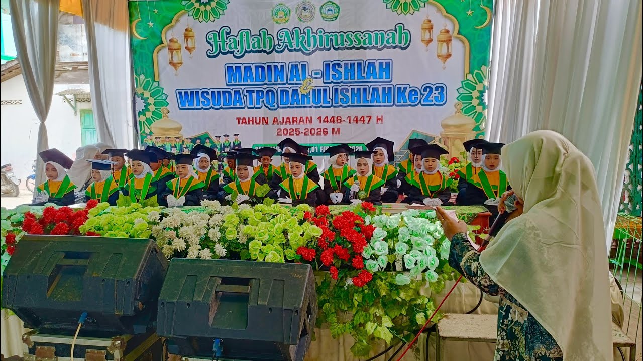 Wisuda TPQ Darul Ishlah pandangan wetan ke 23 tahun ajaran 2025-2026 