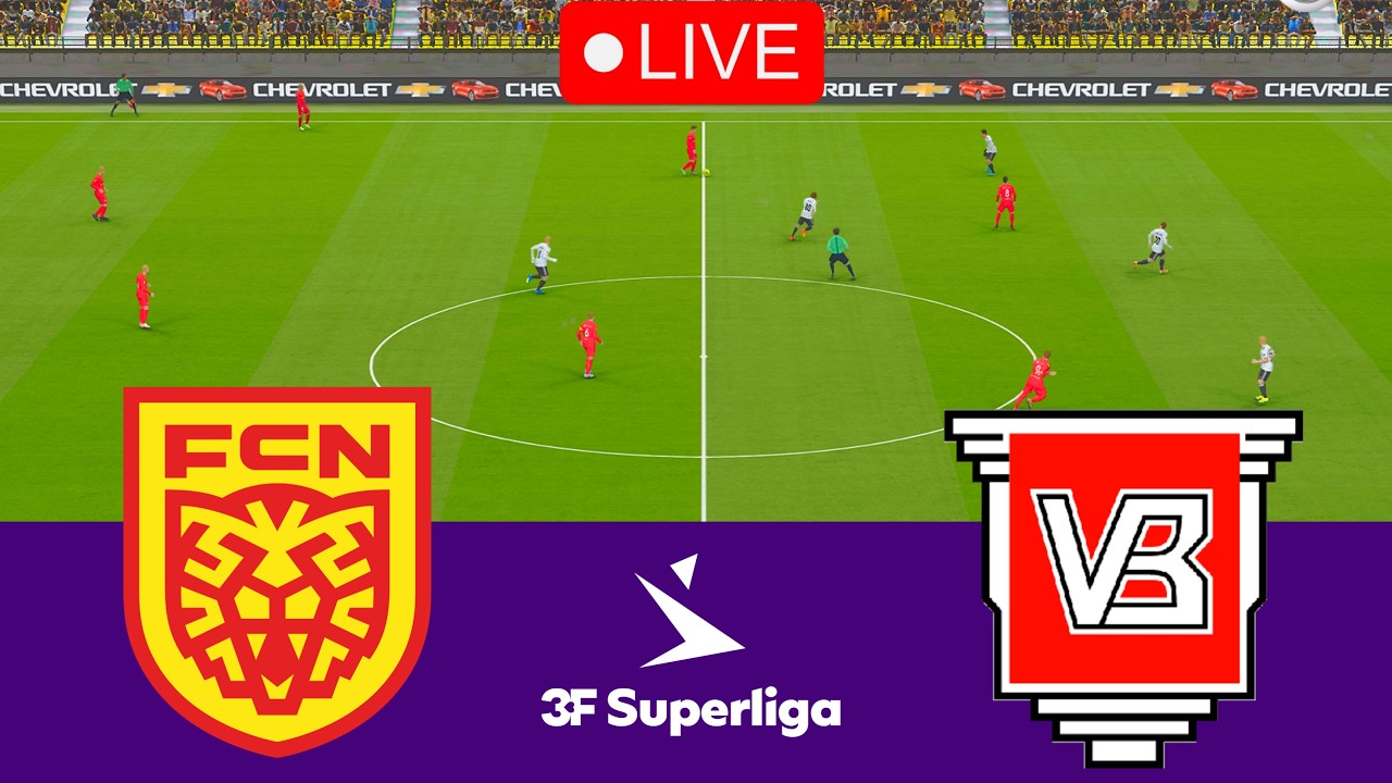 【LIVE】Nordsjaelland vs Vejle Boldklub Kolding ~ Superliga 2025/26 | eFootball-simuleringsvideo