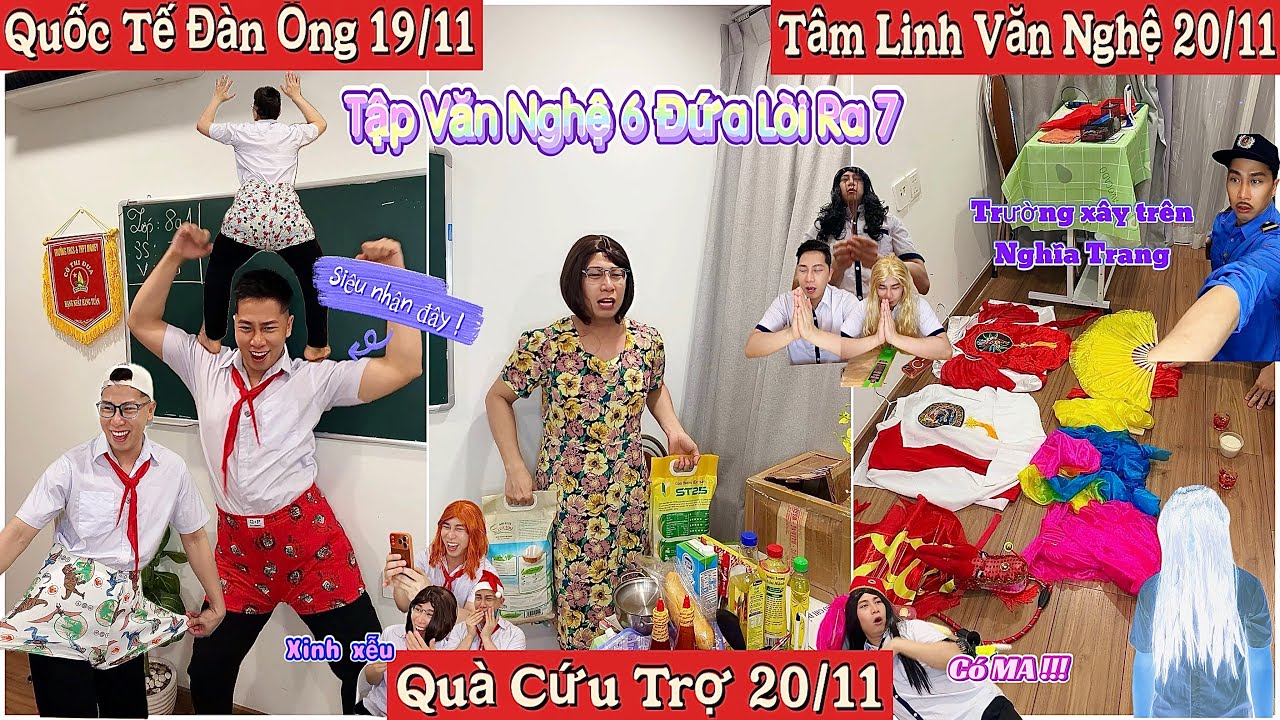 Tổng Hợp Video Ngắn Học Sinh #139 : Quốc Tế Đàn Ông 19/11 , Tâm Linh Tập Văn Nghệ, Quà Tặng Cô 20/11