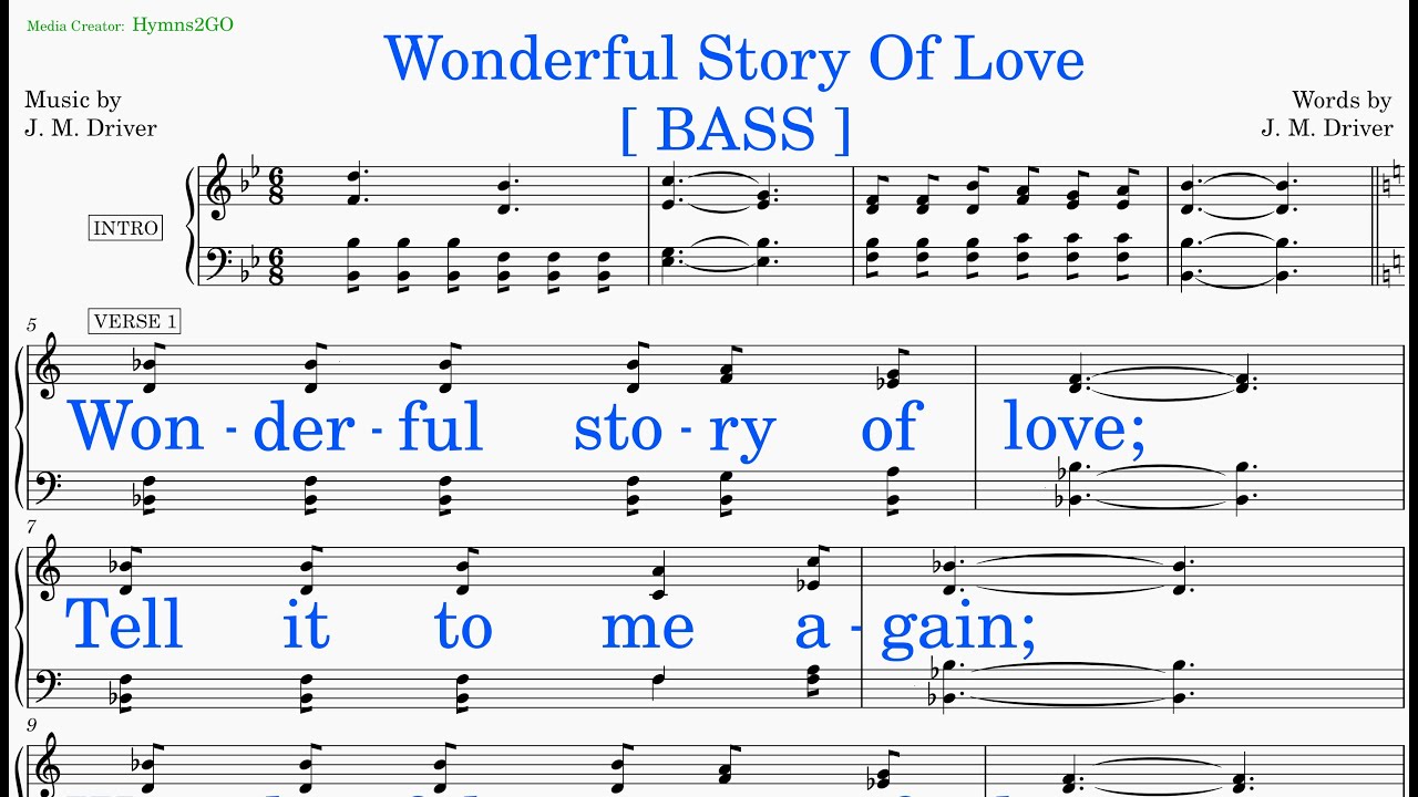 Wonderful Story Of Love (Driver - Driver) [v1] Bass