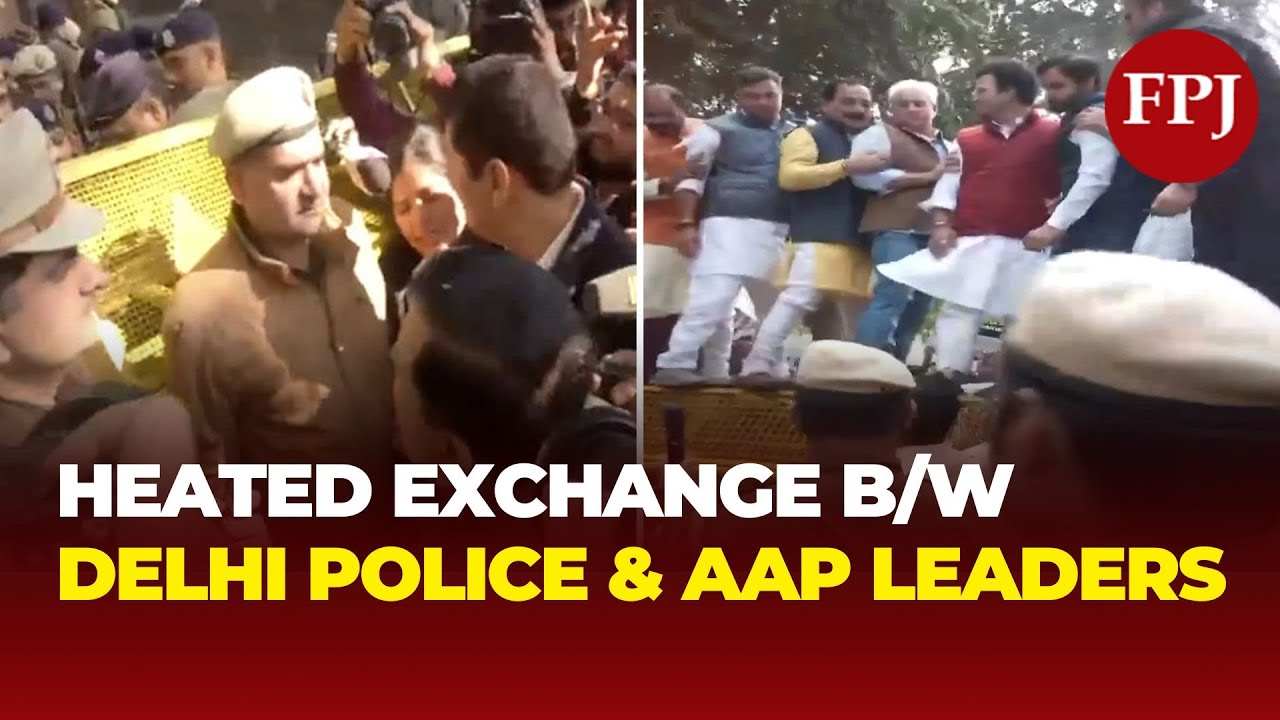 Delhi CM Residence Showdown: AAP Leaders Denied Entry, Head to PM Modi's House in Protest