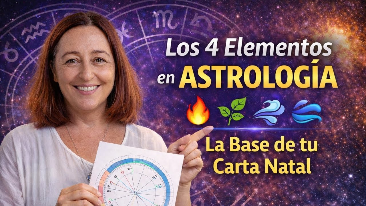Los 4 Elementos en Astrología: Fuego , Tierra, Aire y Agua | La Base de tu Carta Natal