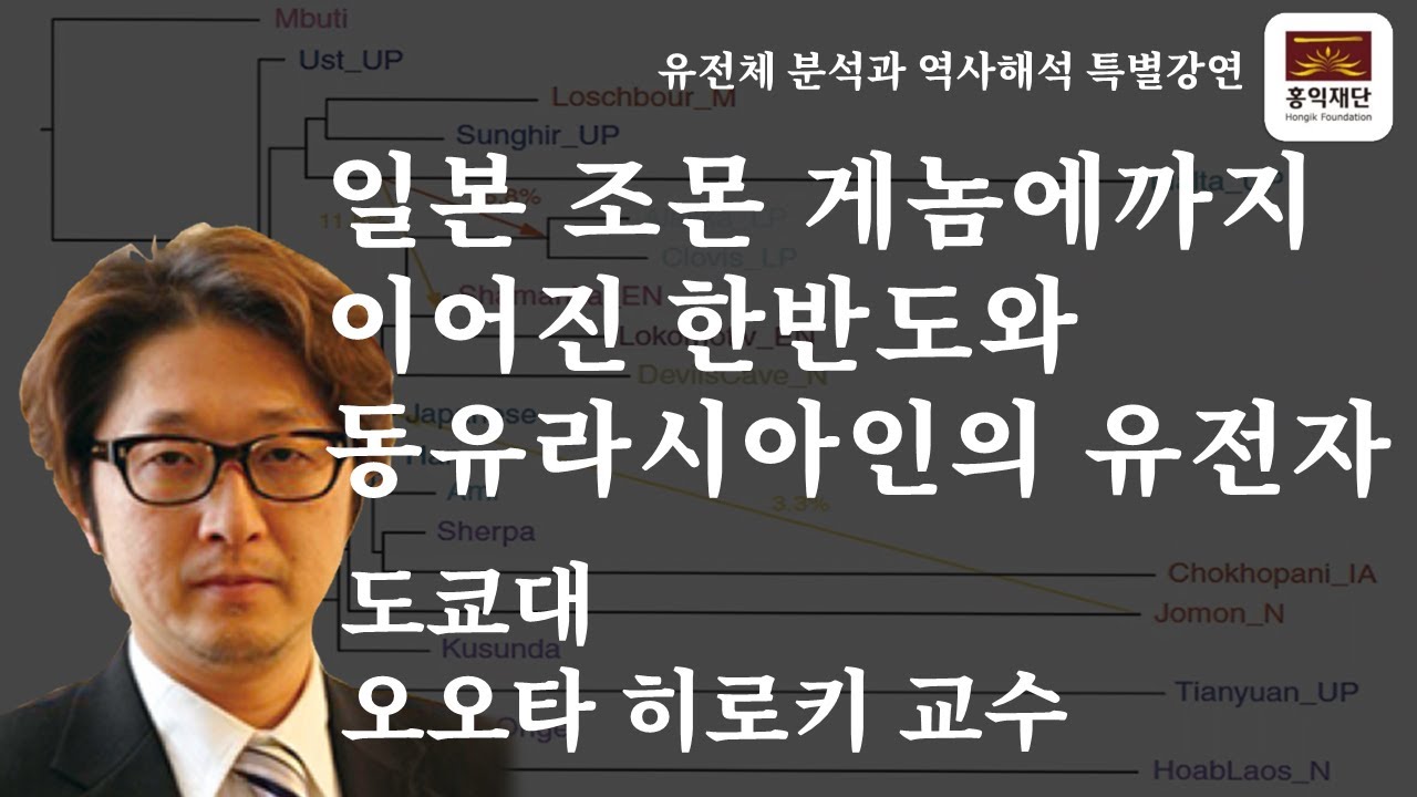 일본 조몬 게놈에까지 이어진 한반도와 동유라시아인의 유전자 │오오타 히로키(太田博樹) 교수(도쿄대) │ Hongik Foundation