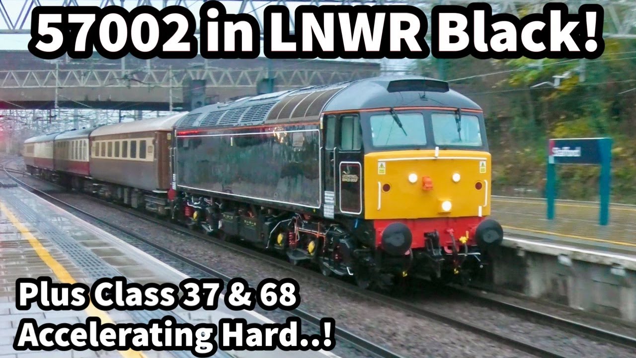 A RARE TRIO of Class 57's including 57002 Making it's DEBUT in LNWR Black! Plus More! 18/11/24