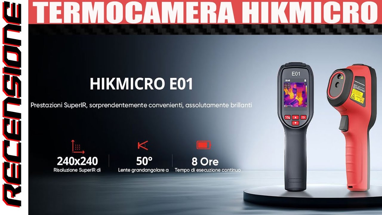 Termocamera all-in-one RECENSIONE Hikmicro E01