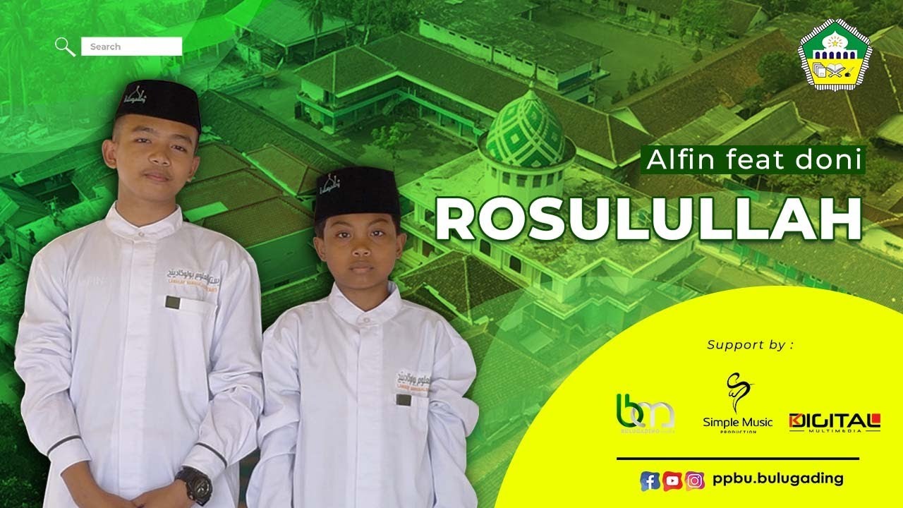 Rasulullah - Alfin Abrori ft Doni Pradita (Cover) by  Pondok Pesantren Bustanul Ulum Bulugading