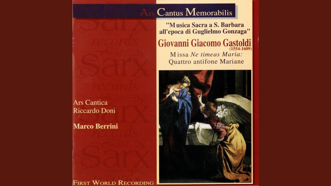 Missa 'Ne timeas Maria': Sanctus et Benedictus