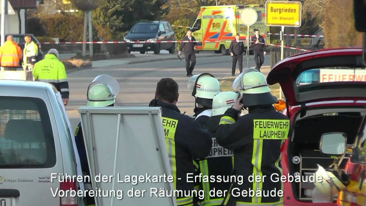 Burgrieden/lkrs. Biberach - angebohrte Erdgasleitung