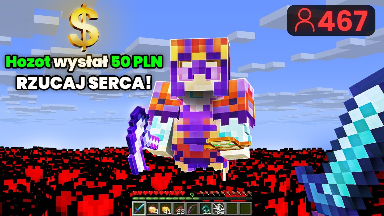 WYSŁAŁEM MU PIENIĄDZE, żeby ZDOBYĆ MAKSYMALNĄ ILOŚĆ SERC na REBORN SMP!