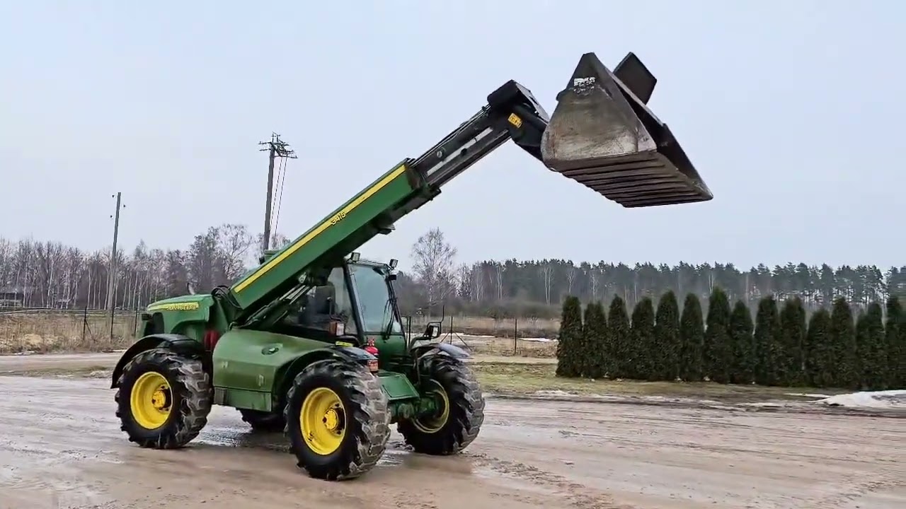 John Deere 3415, 2004. Telehandler.