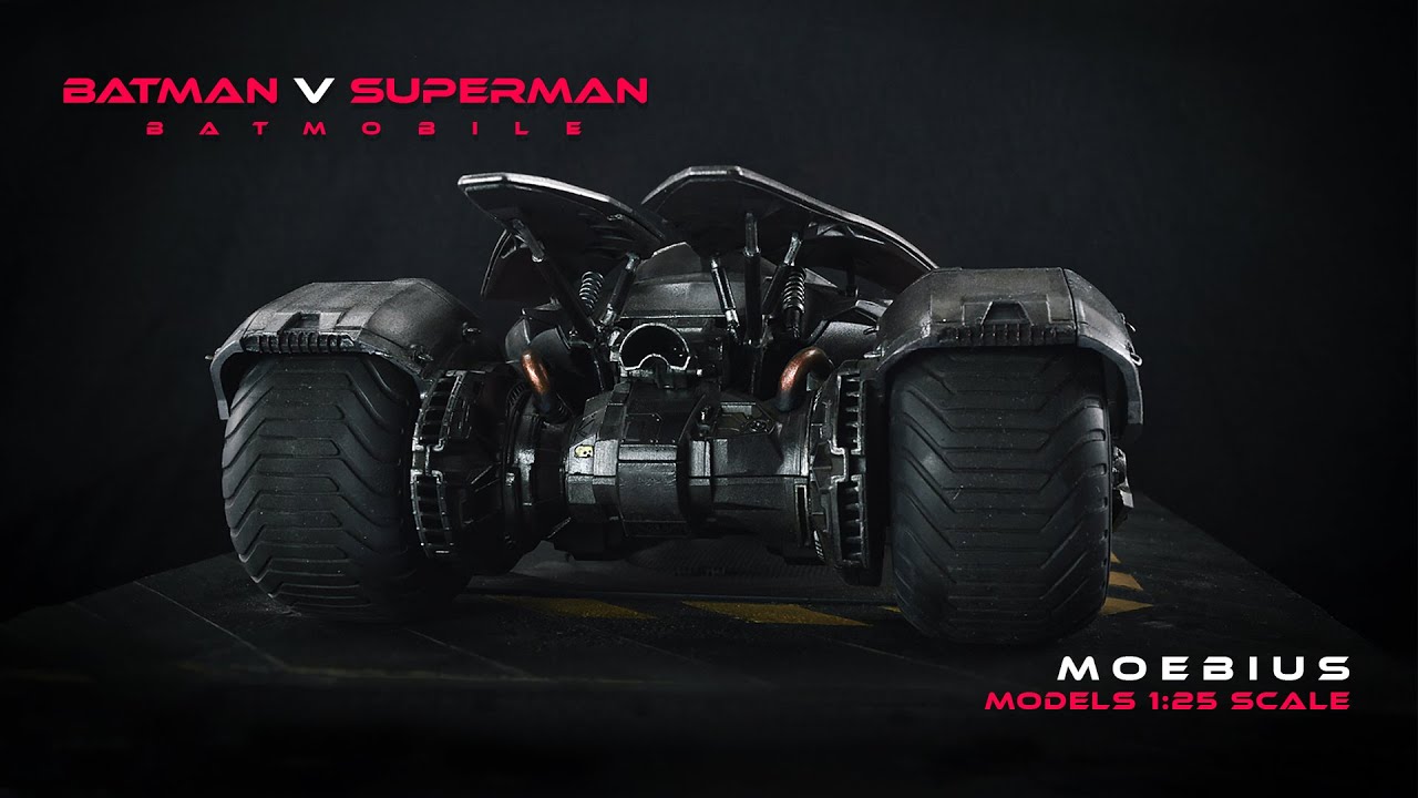 Batman v Superman Batmobile  Moebius Models 1:25 Scale  Part 02