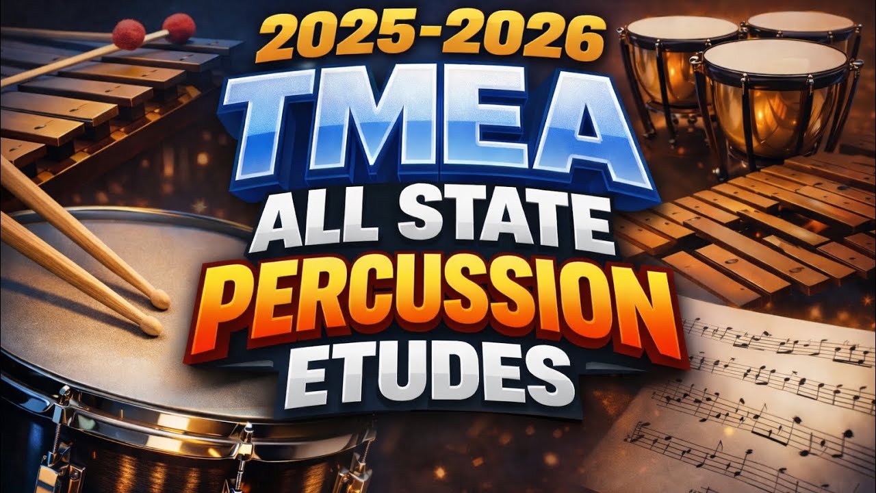 2026 TMEA all state percussion etudes 