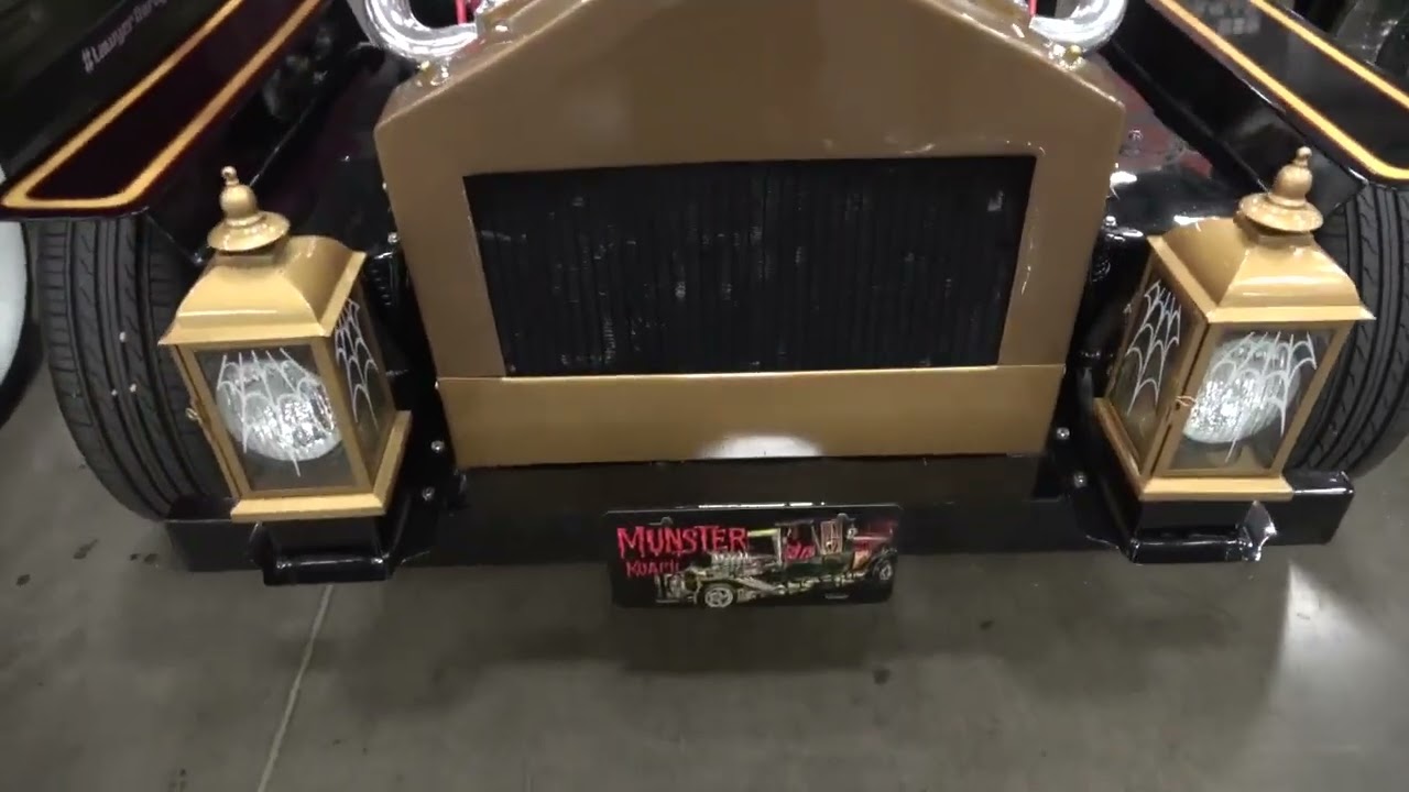 The Munster Mobile at CVAS Dreamgoatinc Hot Rod Custom and Classic Muscle Car 4K Video