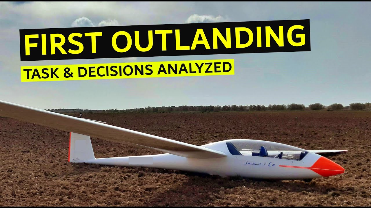 FIRST GLIDER OUTLANDING !!!!