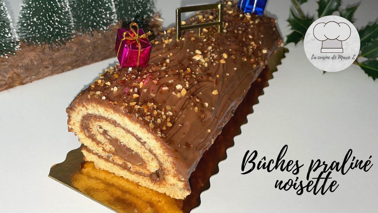 Bûches chocolat praliné noisette ! ❅🎄 SANS ROBOT SUPER FACILE