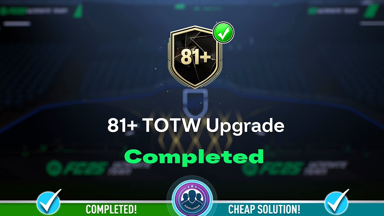81+ TOTW Upgrade SBC Pack Opened - Cheap Solution & SBC Tips - FC 25