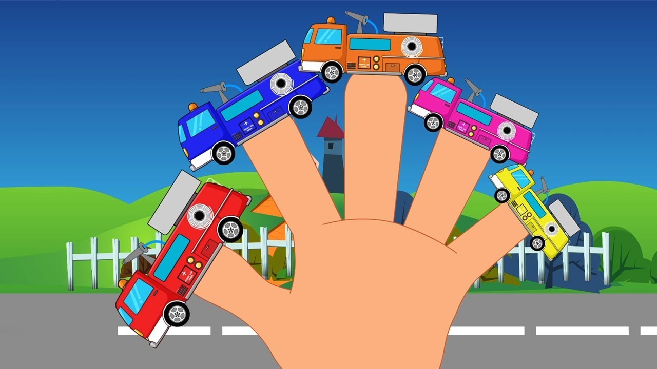 Fuego Camión Dedo Familia | rimas infantiles | Fire Truck Finger Family | Kids Rhymes Español