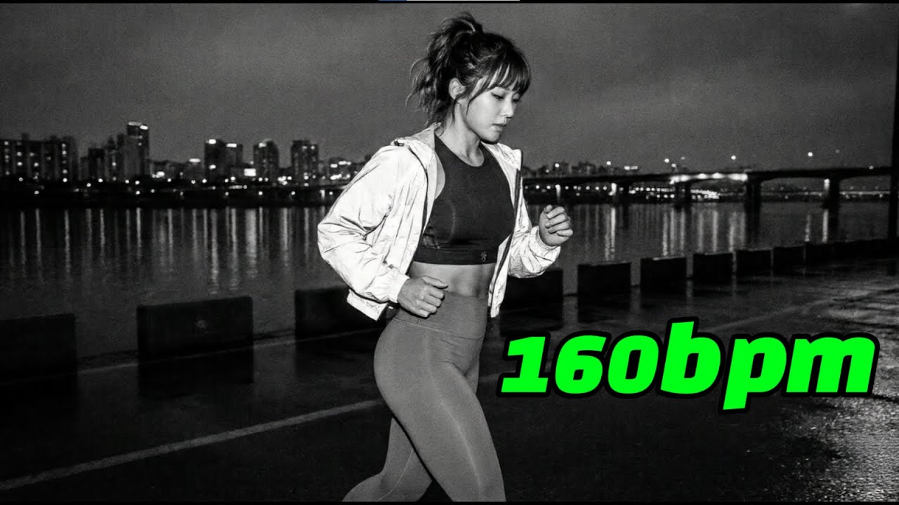 케이던스 160 교정용 러닝 플리 🏃‍♀️ (노래+메트로놈 합본) 10km 지치지 않고 뛰는 법