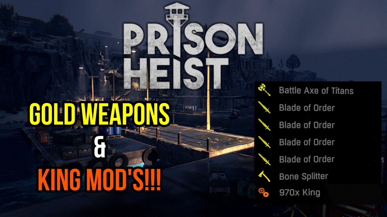 Dying Light Harran Prison Heist, Best Gold Weapons & King Mods Farm