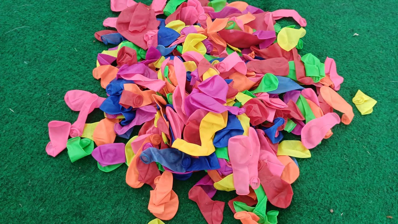 Satisfying Blow Up Mini Balloons Colorful #balloon 