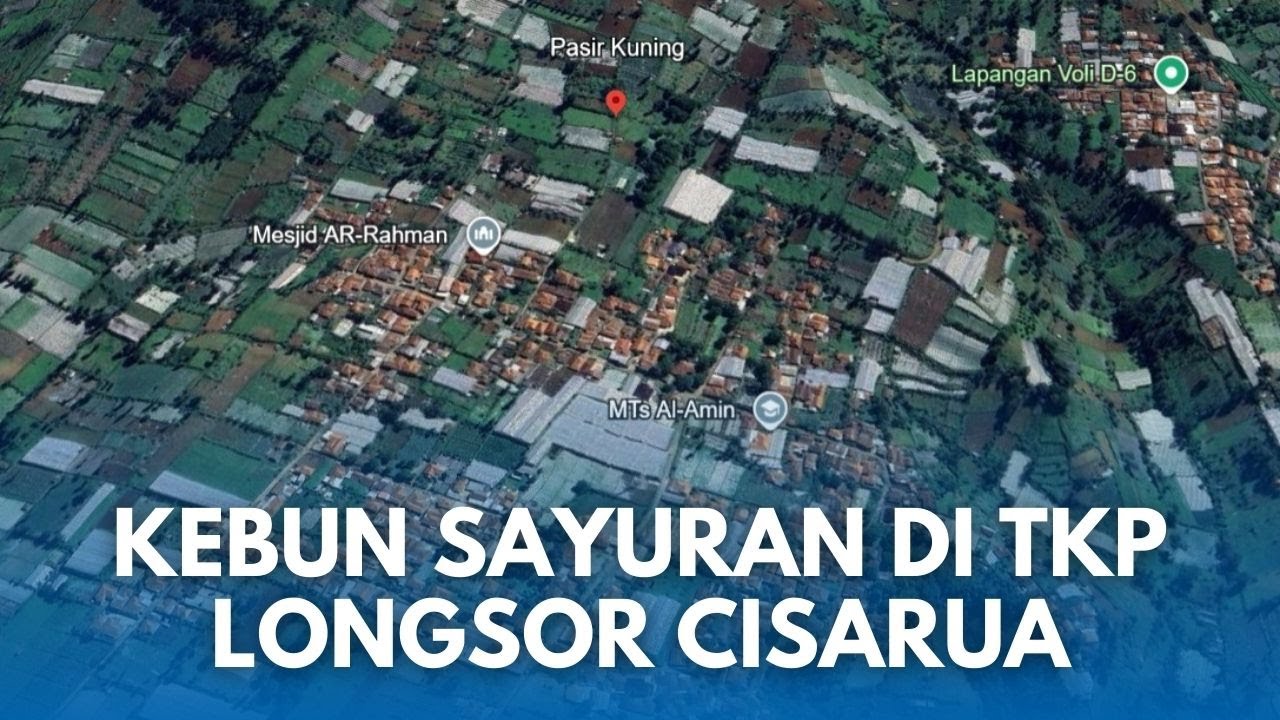 TERNYATA! TKP Longsor Ngeri di Cisarua Bandung Barat Kebun Sayur di Kaki Gunung Buranrang
