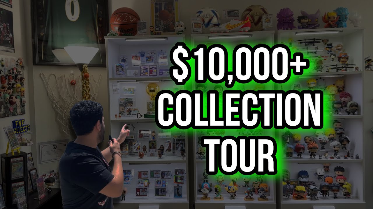 🔥 $10K+ Collection Room Tour! Sports Cards, Funkos & More 💎 The End of FnF Collects Boston Chapter!