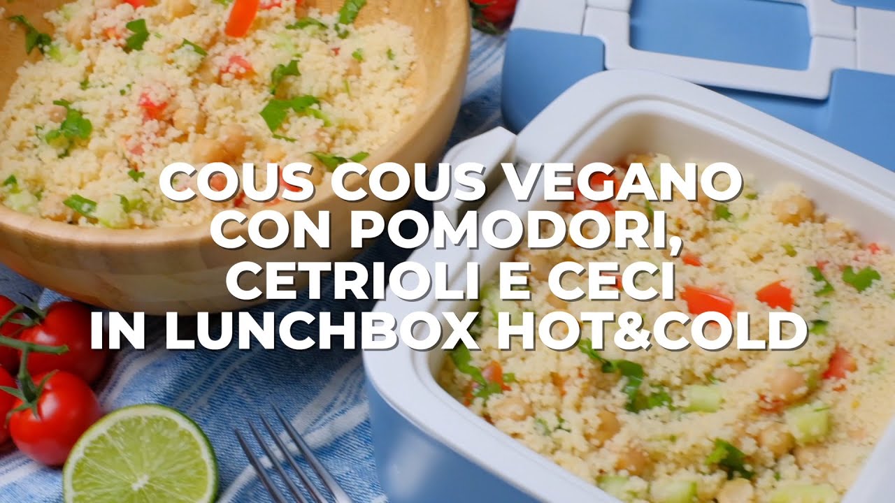 Cous Cous Vegano in  Hot&Cold Lunchbox