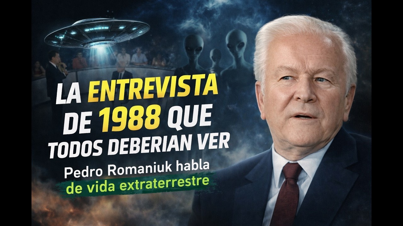 Entrevista histórica a Pedro Romaniuk (1988) | OVNIs y conciencia extraterrestre.