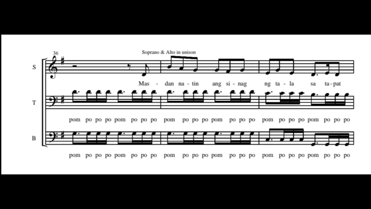 Diwa ng Pasko - Philippine Madrigal Singers(Madz) with Arrangement