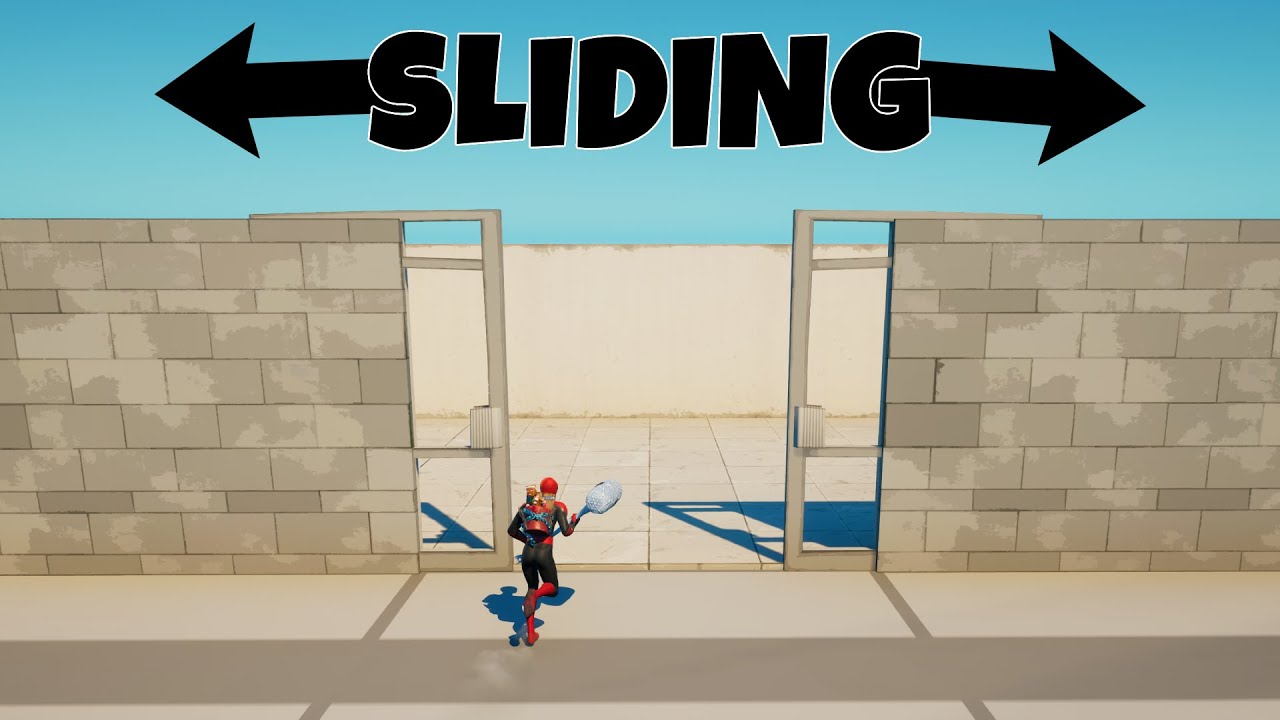 How to Make SLIDING Doors in Fortnite Creative