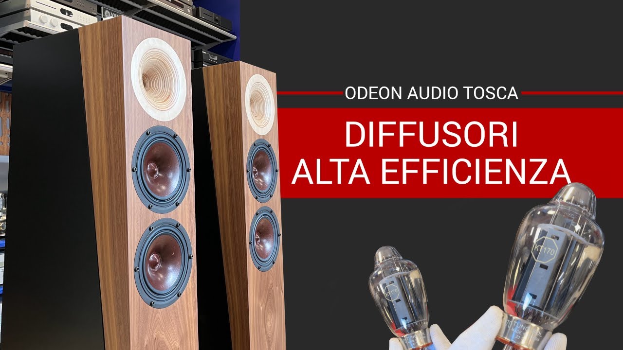 DIFFUSORI ad ALTA EFFICIENZA! Odeon Audio Tosca