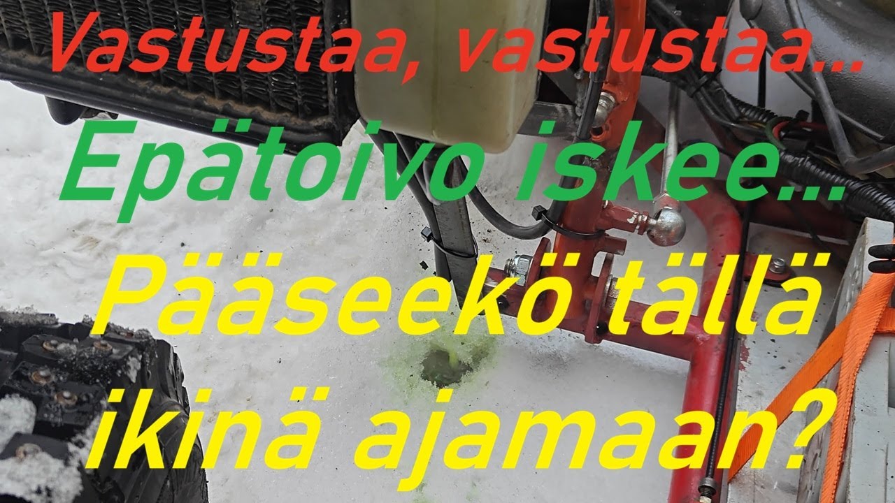 Jääratakalustoa kuntoon Part3