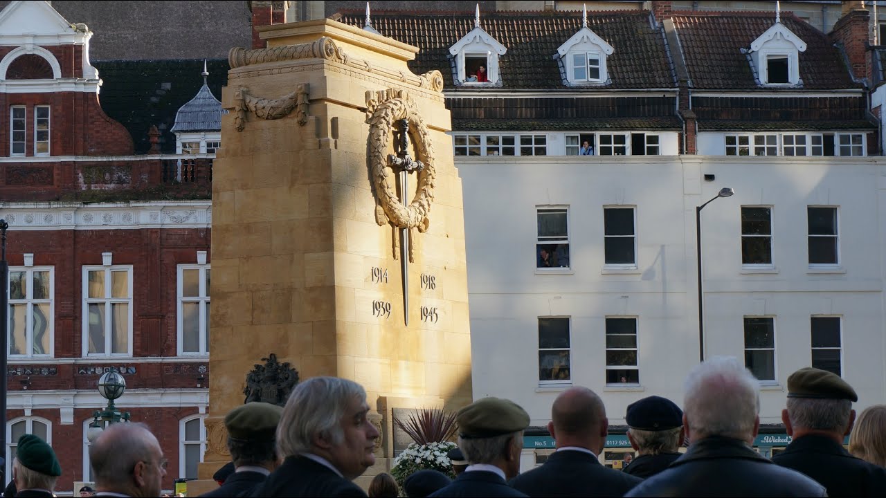 Thousands gather in Bristol for Rememberance Sunday parade