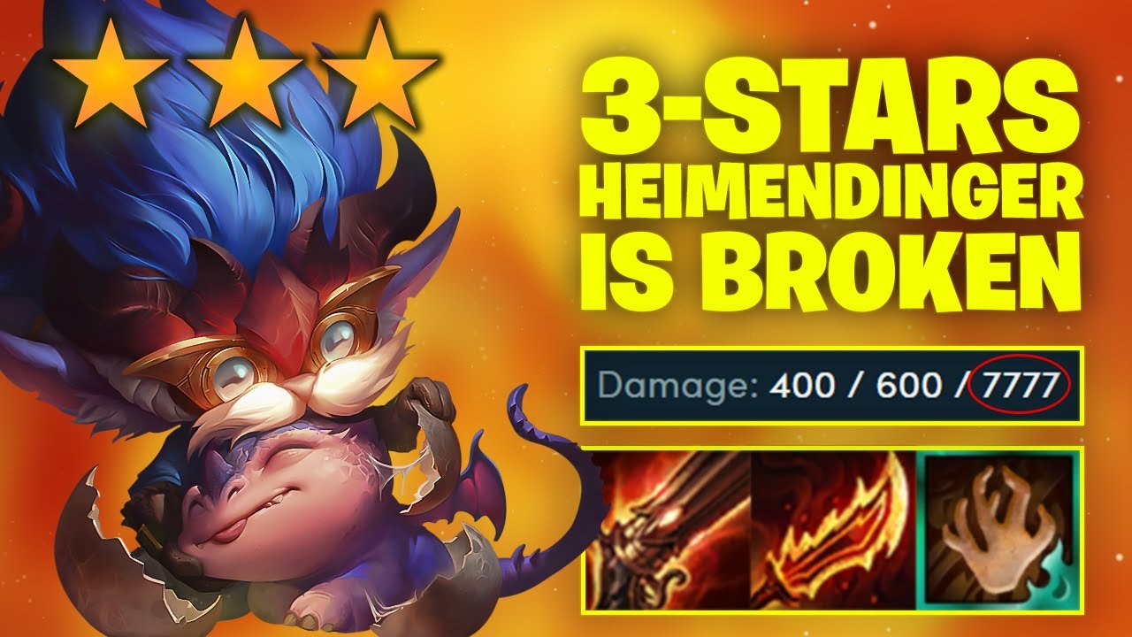 3 STAR HEIMERDINGER CAN ONE-SHOT THE WHOLE MAP WITH ONE ULT | TFT SET 5