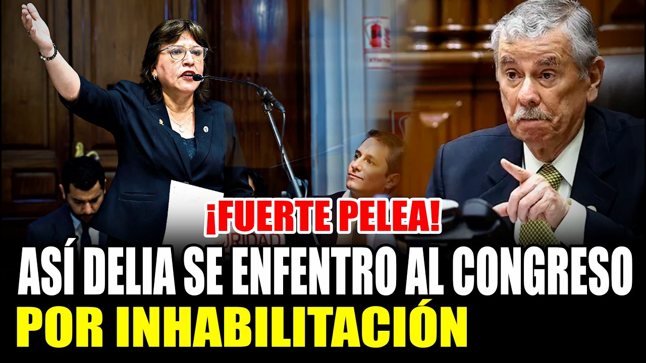 🔴FUERTE PELE4: ASÍ SE ENFRENTO DELIA ESPINOZA SE ENFRENTO AL CONGRESO POR INHABILITACIÓN
