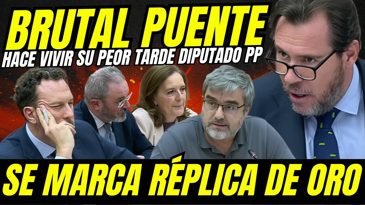 ÓSCAR PUENTE HACE VIVIR LA PEOR TARDE DE SU VIDA A DIPUTADO PP "SE RÍEN DE EL SUS PROPIOS COMPAÑEROS